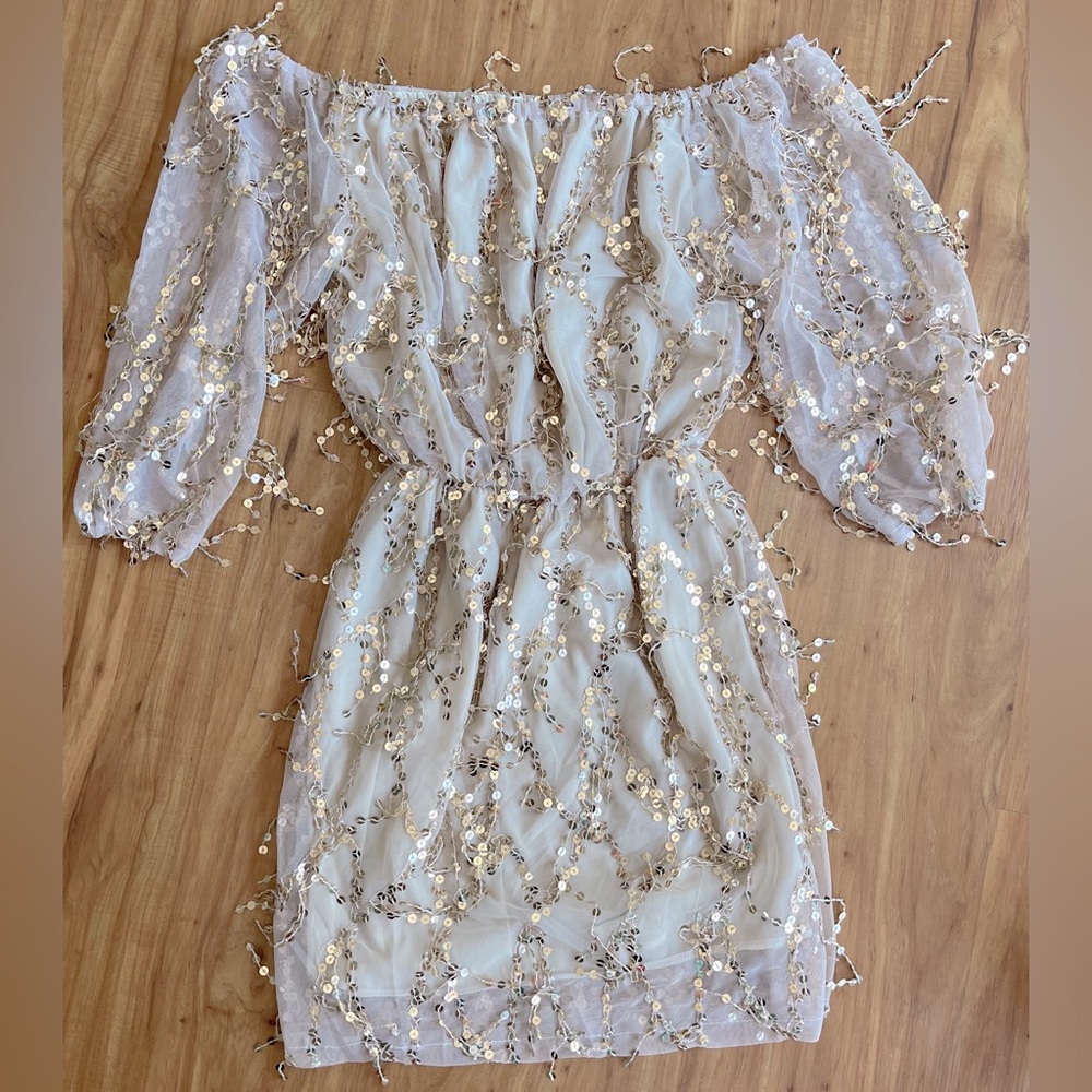 Sparkly boho country concert dress